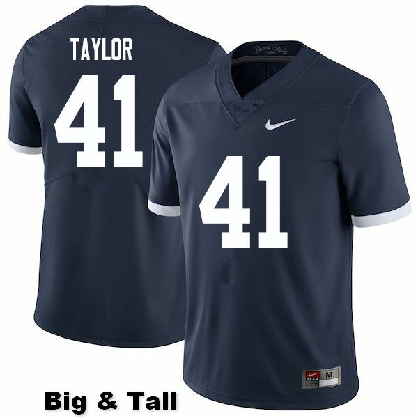 NCAA Nike Men's Penn State Nittany Lions Brandon Taylor #41 College Football Authentic Big & Tall Navy Stitched Jersey BPE0698YK